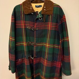 Ralph Lauren Vintage 1994 Plaid Cotton Jacket Size L